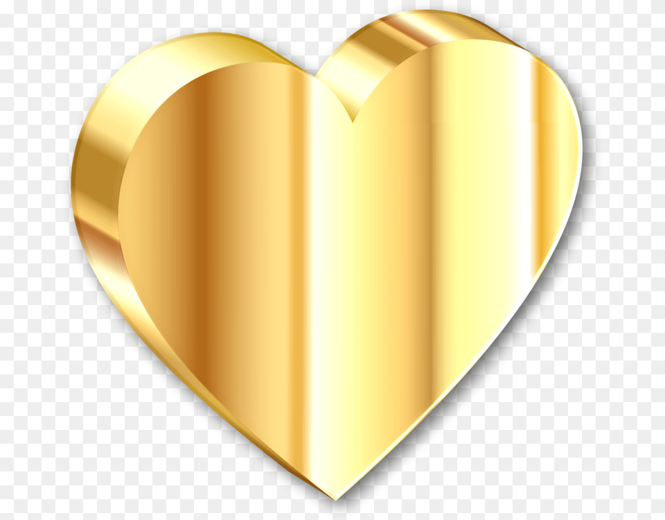 Drop Shadow Computer Icons Heart Gold Png Image