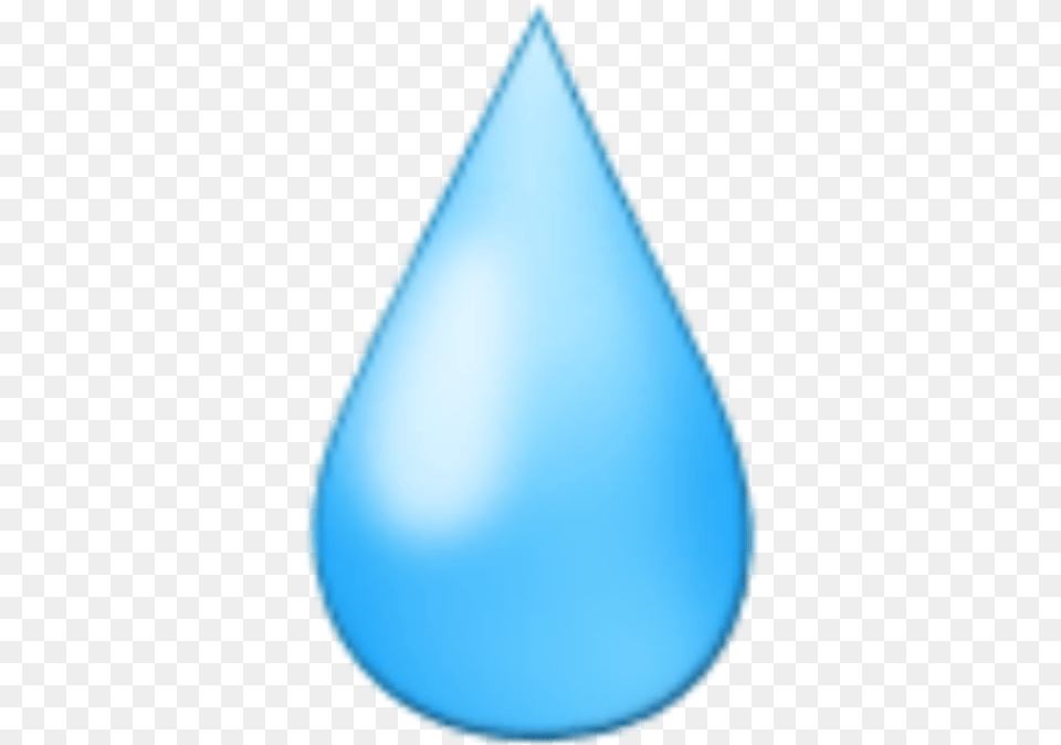 Drop Water Emoji Singledrop Sticker Drop, Droplet, Triangle, Lighting, Astronomy Free Png