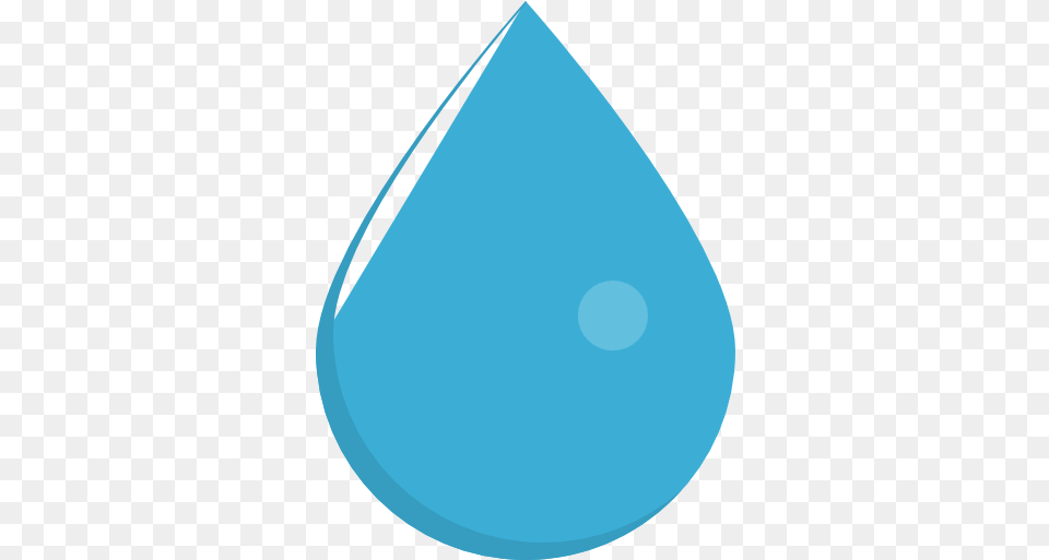 Drop Water Icon Of Small Icons Water Drip Clipart, Droplet, Triangle, Turquoise, Astronomy Png Image