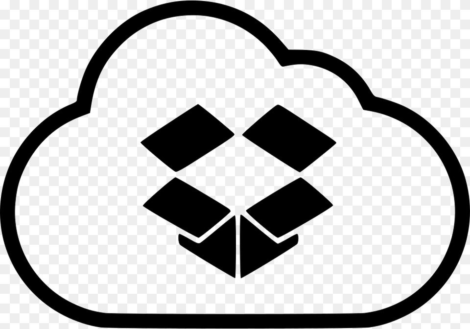 Dropbox Dropbox Folder Icon Mac, Recycling Symbol, Symbol, Stencil Png