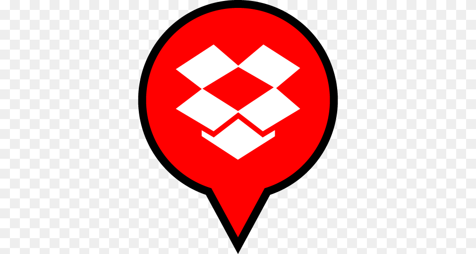 Dropbox Free Red Filled Social Media Pn Designed, First Aid, Symbol Png Image