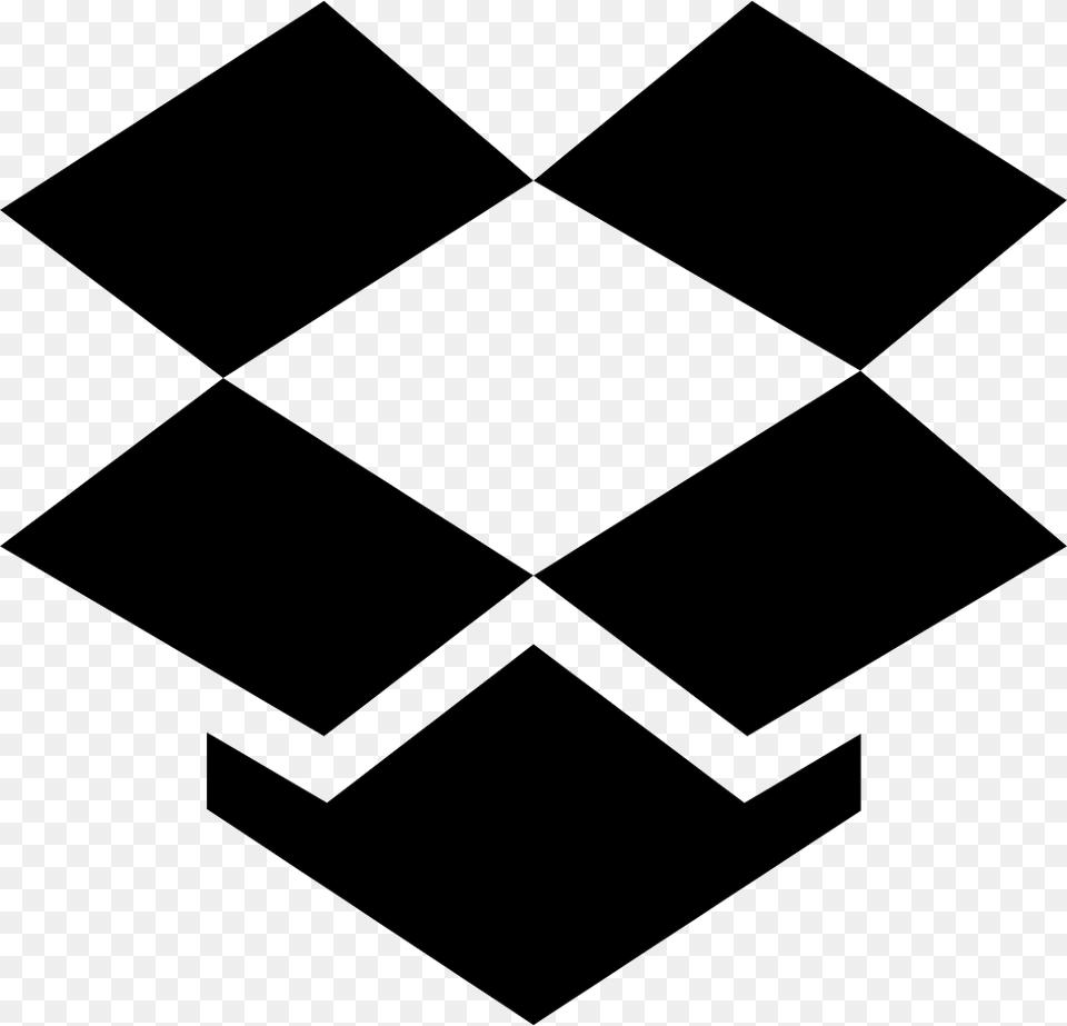 Dropbox Logo Dropbox Icon Svg, Stencil, Symbol Free Transparent Png