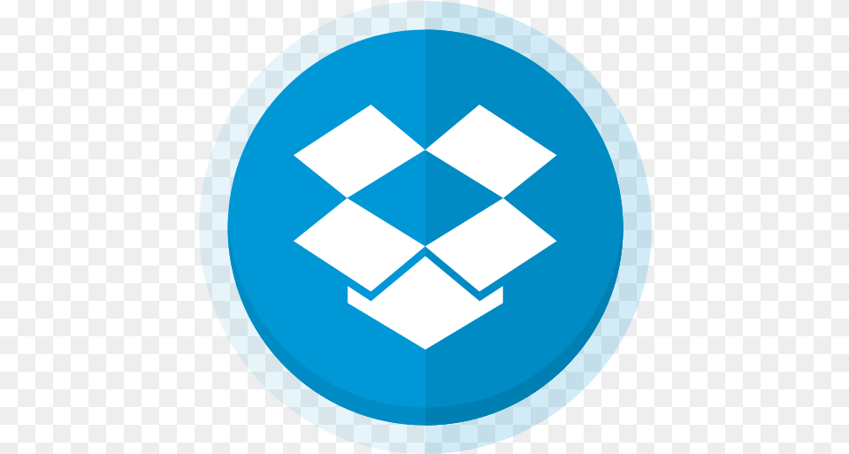 Dropbox Logo White Product Box, Recycling Symbol, Symbol Free Png