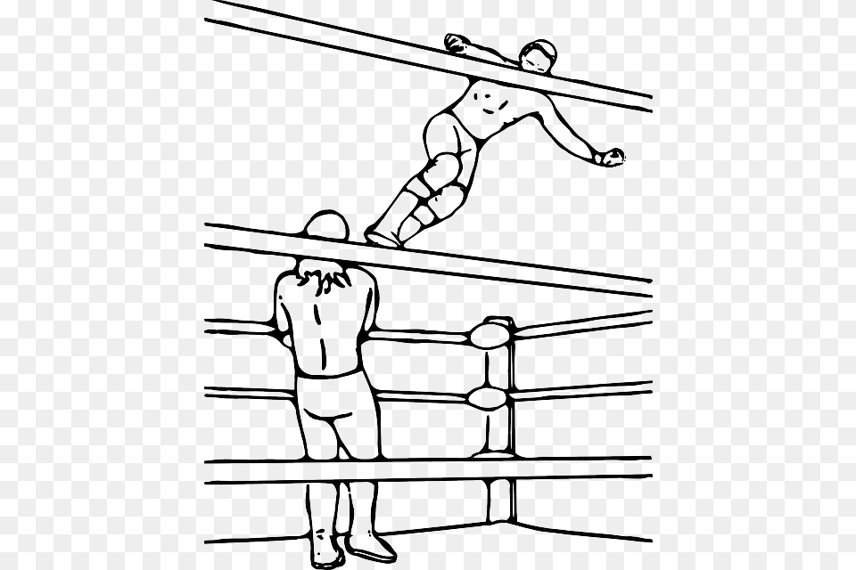 Dropkick Ropes Turnbuckle Wrestler Wrestling Clipart Idea, Baby, Person, Face, Head Free Transparent Png