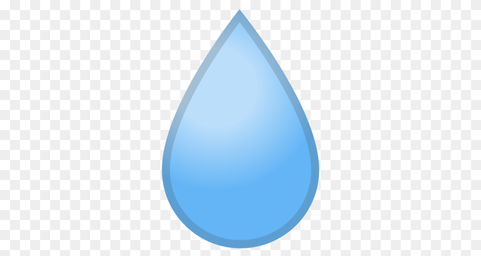 Droplet Emoji Meaning With Pictures Water Drop Emoji Transparent, Triangle, Astronomy, Moon, Nature Png Image