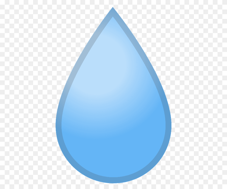 Droplet Water Drop Emoji, Triangle Free Png