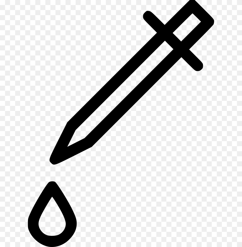 Dropper Eye Dropper Solution Liquid Drop Science Icon, Sword, Weapon Free Png