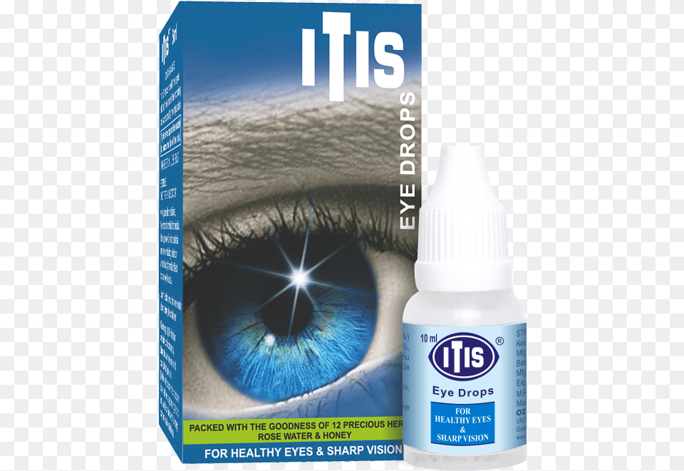 Drops For Red Eyes In India Itis Eye Drops, Face, Head, Person, Bottle Png