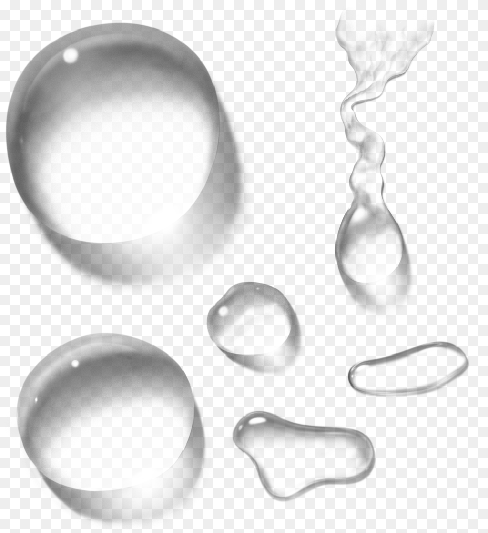 Drops Images Water Realistic Water Drop, Sphere, Candle, Cutlery Free Png Download