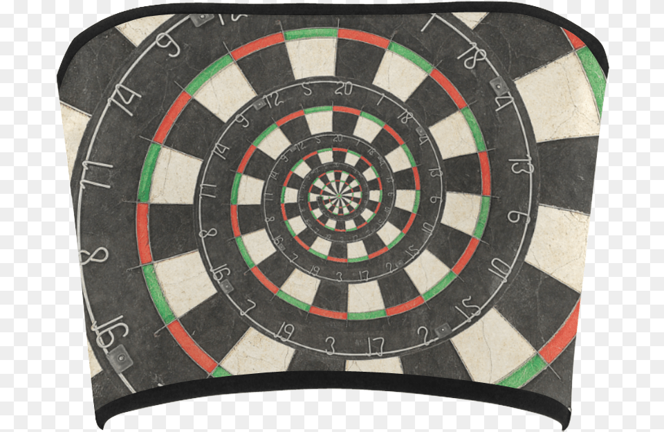 Droste Spiral Dart Board Bandeau Top, Game, Darts Free Png Download