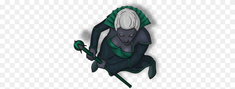Drow Female Caster Cartoon, Baby, Person, Book, Comics Free Png Download