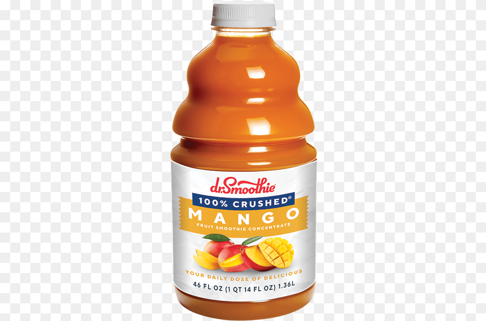 Drs 100 Crushed 64oz Mango 600 X 645 Dr Smoothie Mango, Beverage, Juice, Food, Ketchup Free Transparent Png