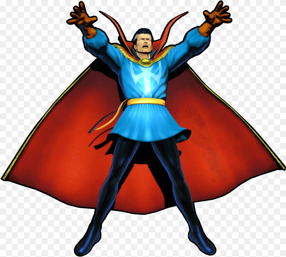 Drstrange Ultimate Mvc3 Full Victory Marvel Vs Capcom 3 Doctor Strange, Adult, Person, Female, Costume Free Png Download