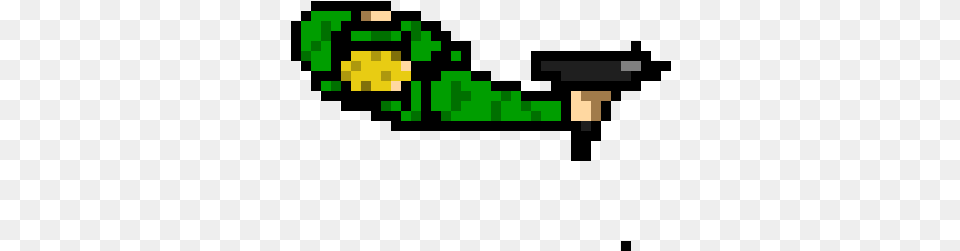 Drug Trader With Uzi Pixel Art Png