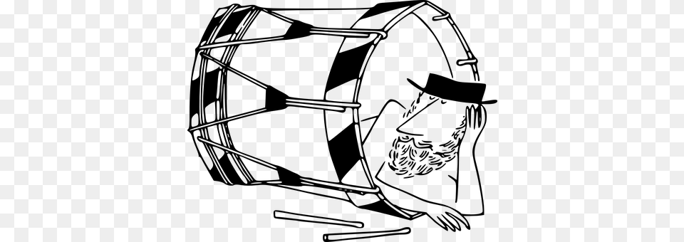 Drum Gray Free Transparent Png