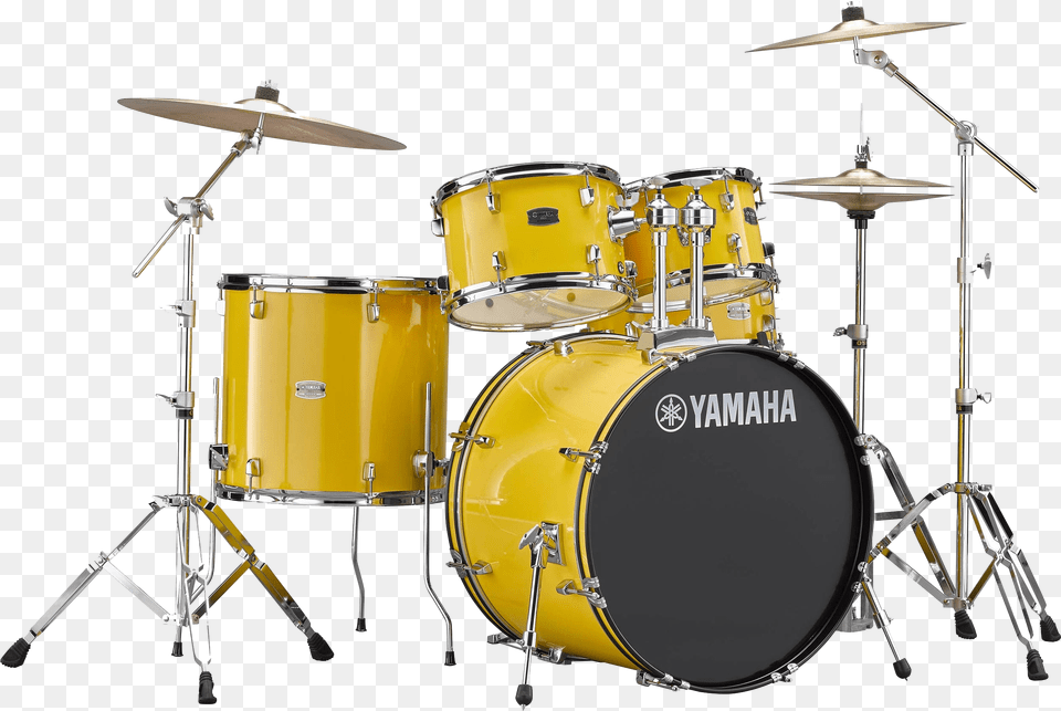 Drum Background Images Yamaha Yellow Drum Set, Musical Instrument, Percussion Free Transparent Png