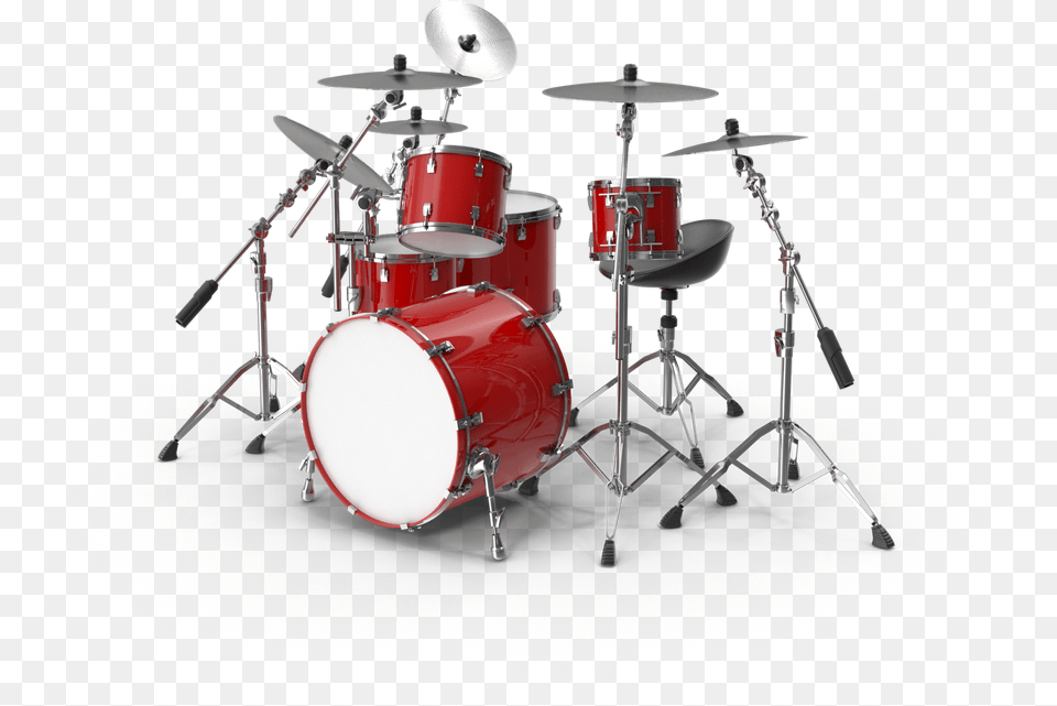 Drum Kit, Musical Instrument, Percussion Free Png Download