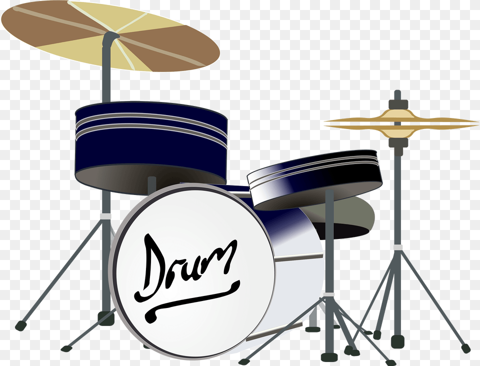 Drum Kit 4 Clipart, Musical Instrument, Percussion, Appliance, Ceiling Fan Free Png Download