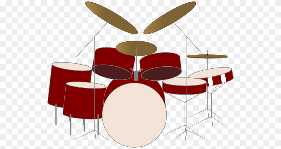 Drum Kit Vector, Musical Instrument, Percussion Free Png