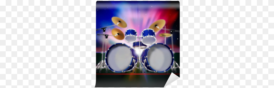 Drum Kit Wall Mural Pixers Back Playing Cards Transparent Background, Musical Instrument, Percussion Png Image