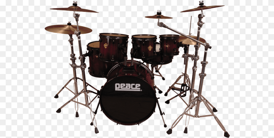 Drum Set Red Drum Set, Musical Instrument, Percussion Png