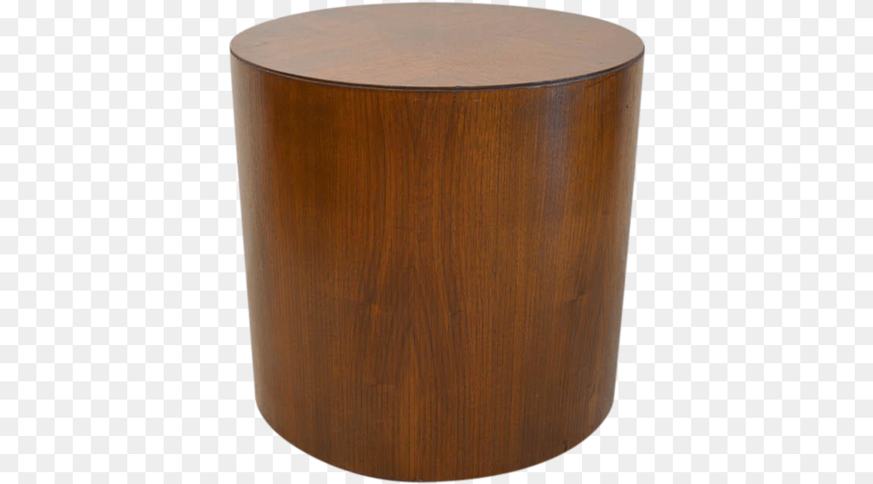 Drum Table Transparent Background Coffee Table, Wood, Cylinder, Furniture Free Png Download