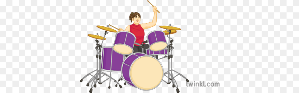 Drummer General People Music Rock Band Instrument Percussion Drums, Boy, Person, Male, Child Free Png Download