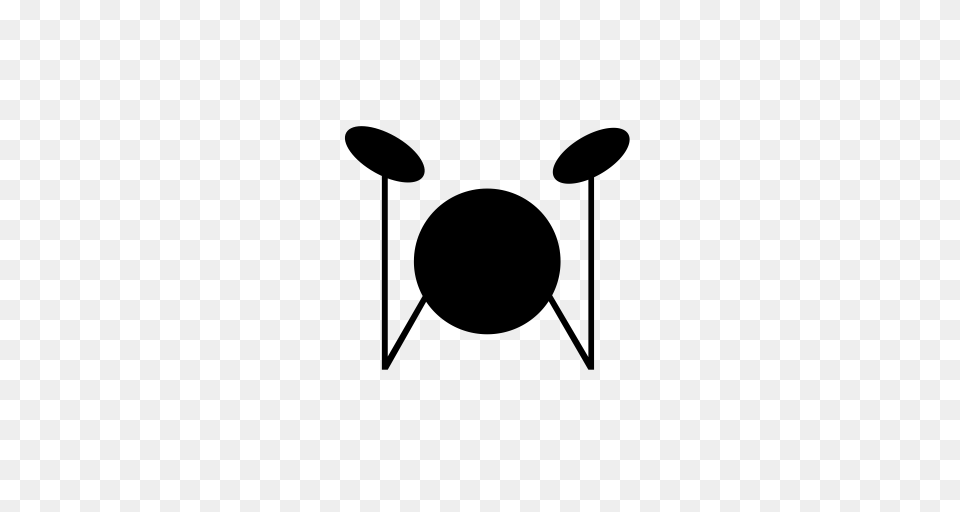 Drummer Icon With And Vector Format For Unlimited, Gray Free Transparent Png