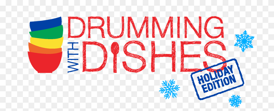 Drumming With Dishes Holiday Edition, Text Free Png Download