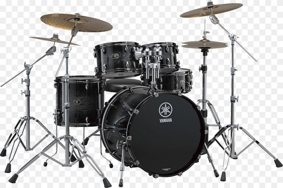 Drums Black Yamaha, Drum, Musical Instrument, Percussion Free Png Download