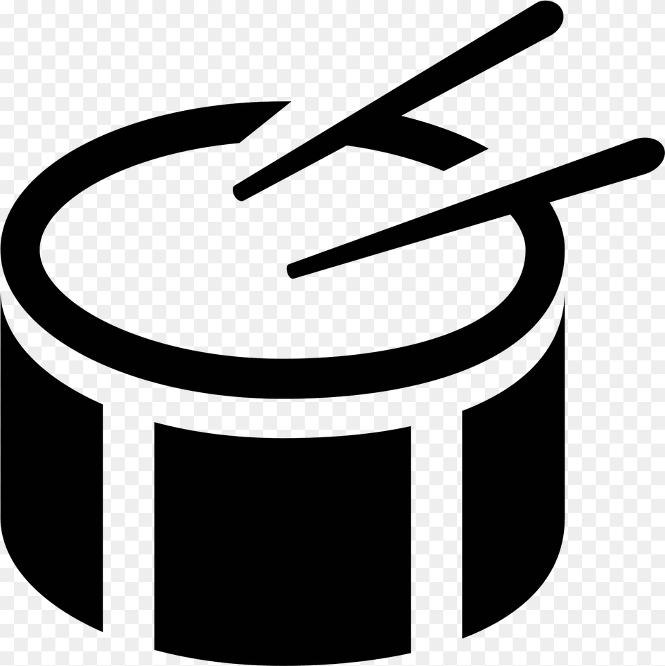 Drums Clipart Drum Roll Drums Icon, Gray Png