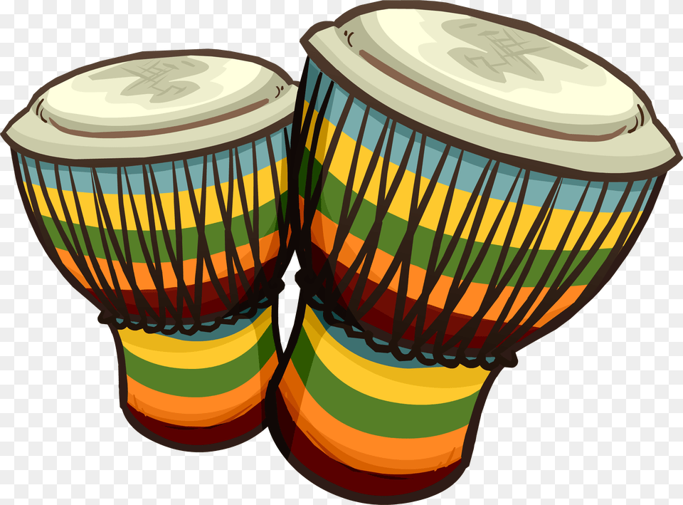 Drums Club Penguin Wiki Congas, Drum, Musical Instrument, Percussion, Hot Tub Free Transparent Png