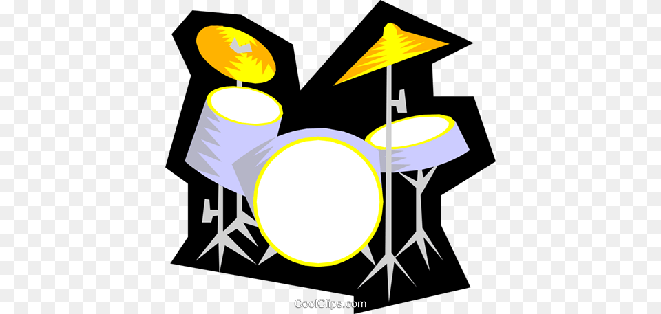 Drums Royalty Vector Clip Art Illustration, Lighting, People, Person, Musical Instrument Free Png Download