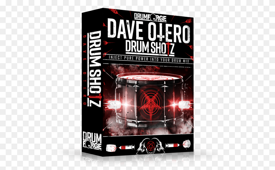 Drumshotz Dave Otero Drumforge, Advertisement, Poster, Drum, Machine Free Png Download