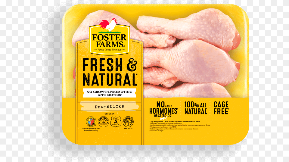 Drumsticks Foster Farms Chicken Drumsticks, Baby, Person, Advertisement Free Png Download