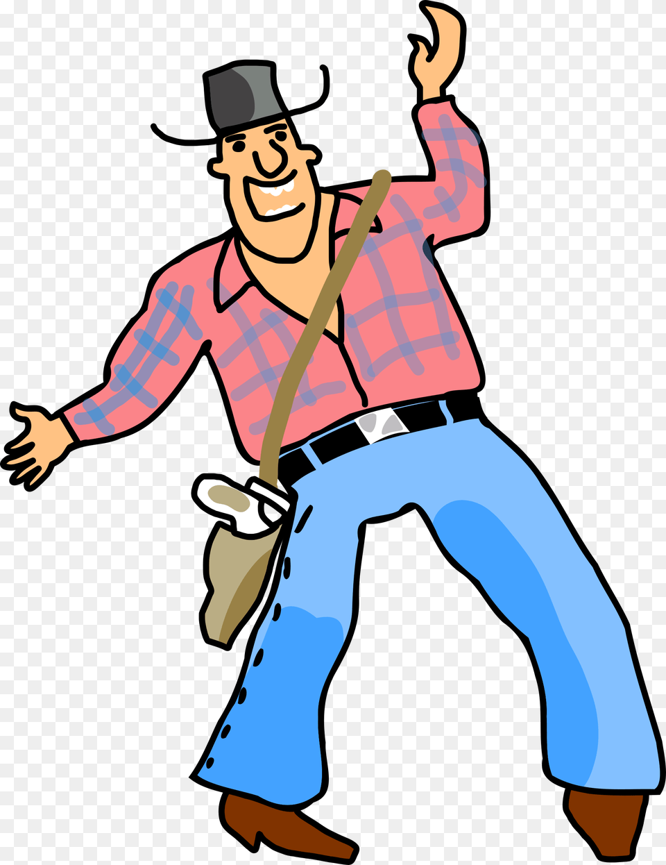 Drunk Cowboy Icons, Clothing, Pants, People, Person Free Png Download