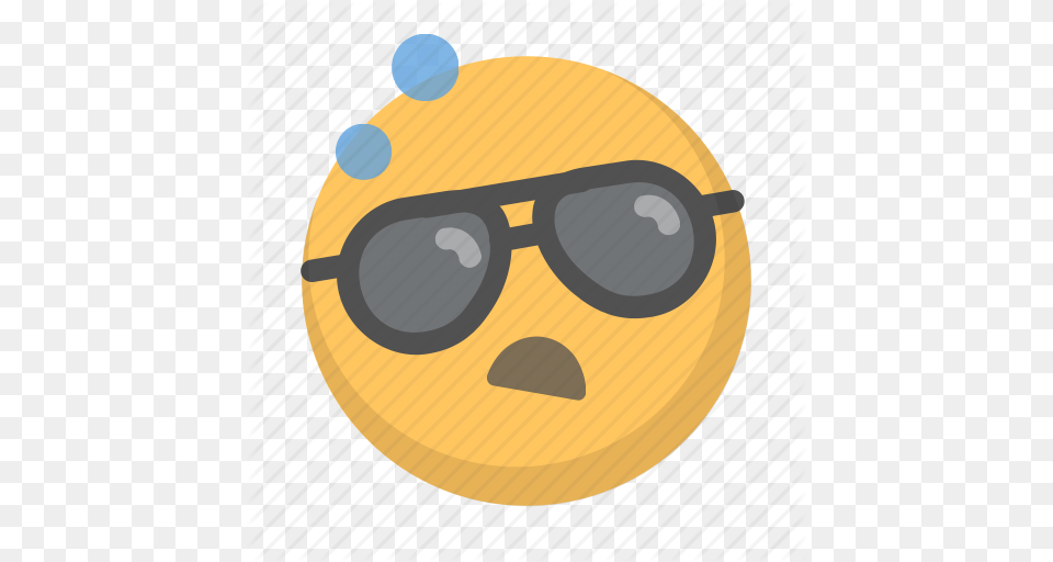 Drunk Emoji Face Hungover Lit Sunglasses Wasted Icon, Accessories, Glasses Png Image