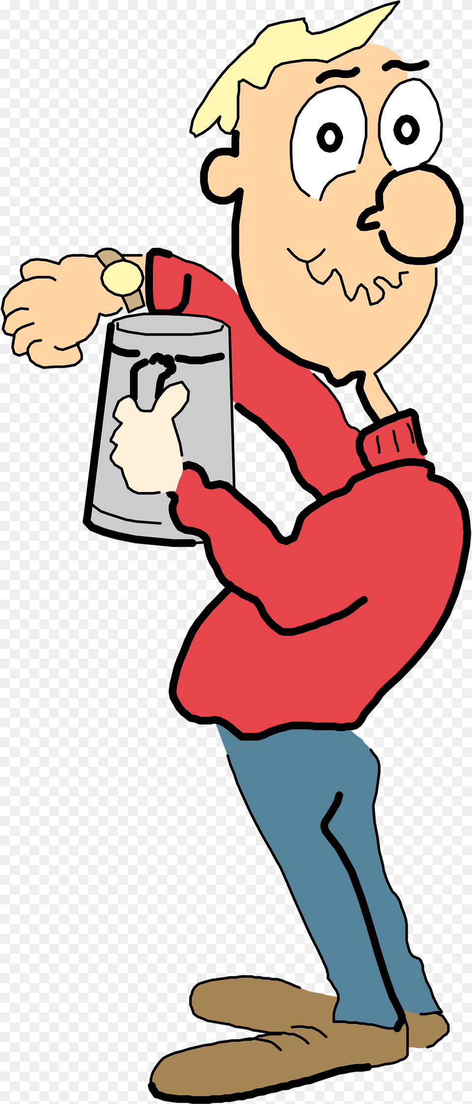 Drunk Guy Drunk Man Transparent Background, Person, Cartoon, Face, Head Png Image