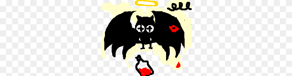 Drunk Holy Vampire Bat Gets Stabbed Drawing, Baby, Person, Livestock, Animal Free Png