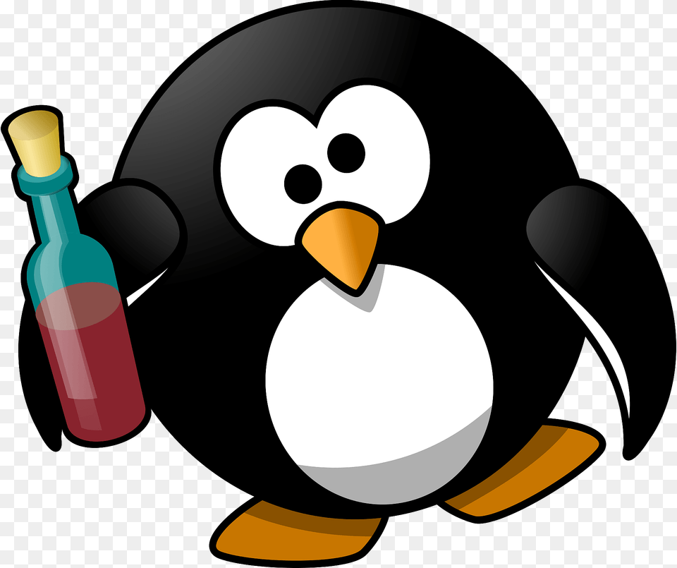Drunk Penguin Clipart, Animal, Bird, Nature, Outdoors Free Png