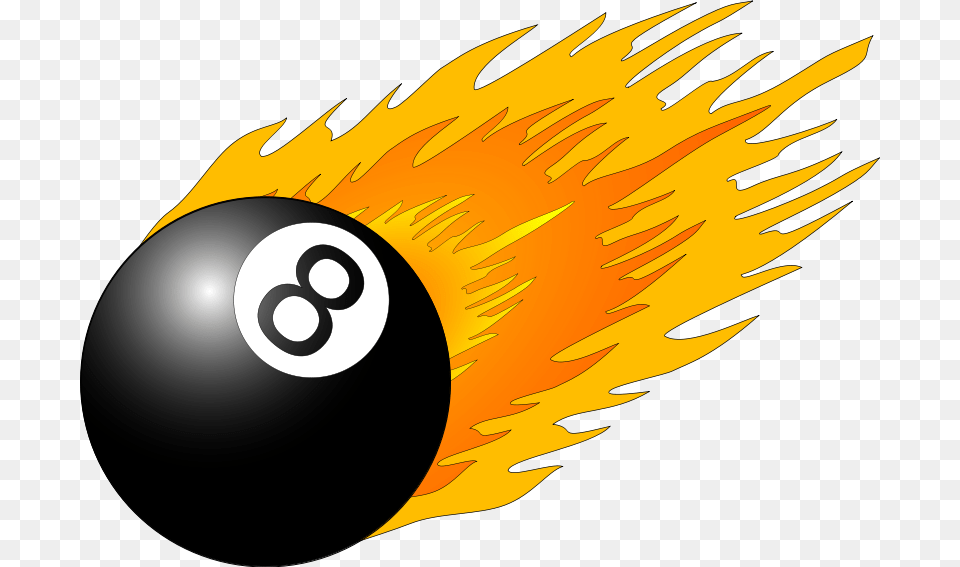 Drunken Duck 8ball With Flames, Sphere, Animal, Fish, Sea Life Free Png Download
