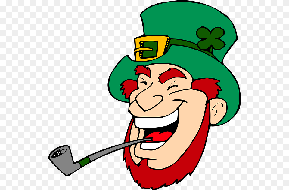 Drunken Irishman Clipart, Smoke Pipe, Cartoon, Baby, Face Free Png Download
