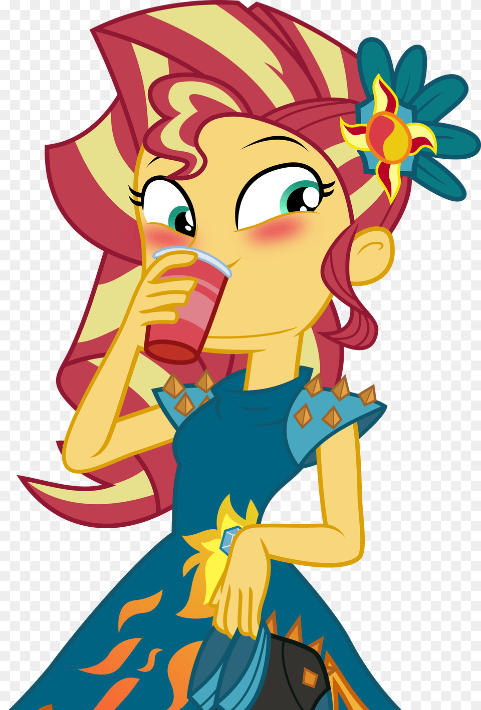 Drunkset Shimmer My Little Pony Equestria Girls Know Your Meme, Book, Comics, Publication, Art Free Png