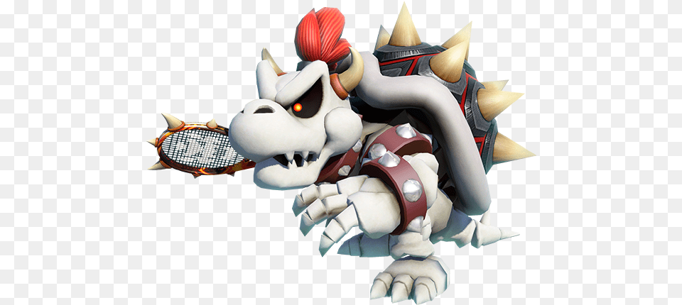 Dry Bowser Will Be The Final New Character For Mario Tennis Dry Bowser Bilder, Animal, Fish, Sea Life, Shark Free Png Download