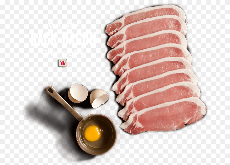 Dry Cured Back Bacon, Food, Meat, Pork, Ham Free Png