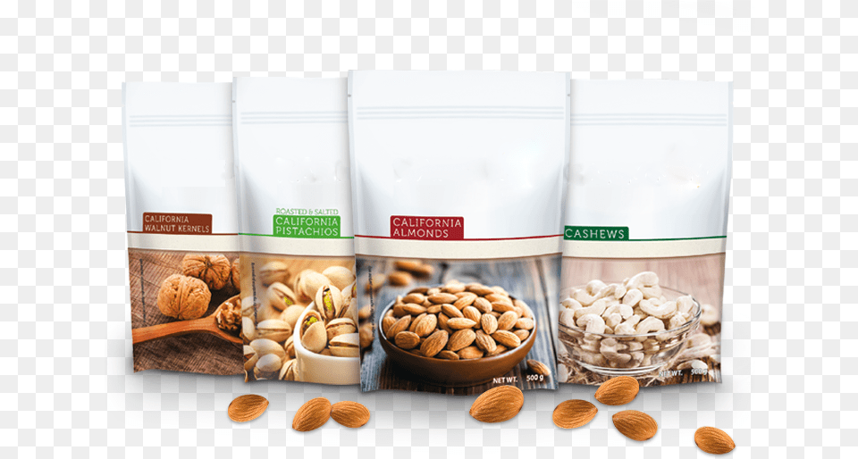 Dry Fruits Packet, Food, Produce, Almond, Grain Free Png