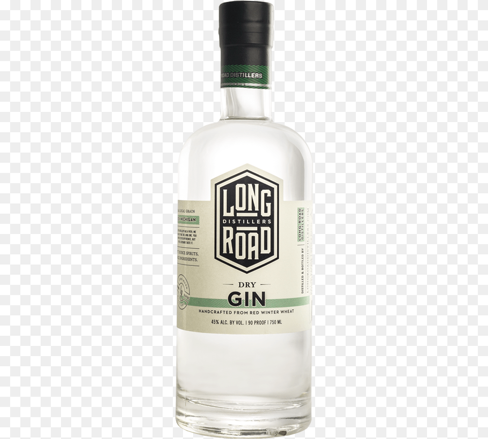 Dry Gin Long Road Distillers Vodka, Alcohol, Beverage, Liquor, Bottle Free Png