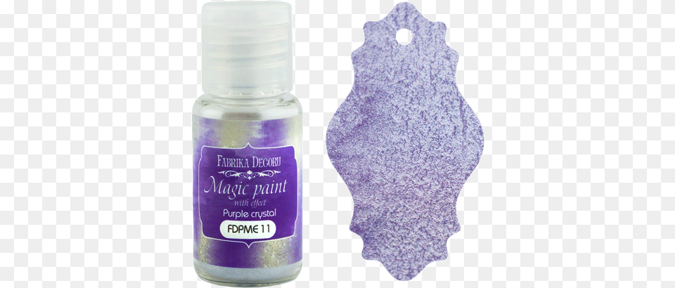 Dry Paint Magic With Effect Purple Crystal 15ml Paint, Cosmetics, Bottle, Perfume, Nature Free Transparent Png