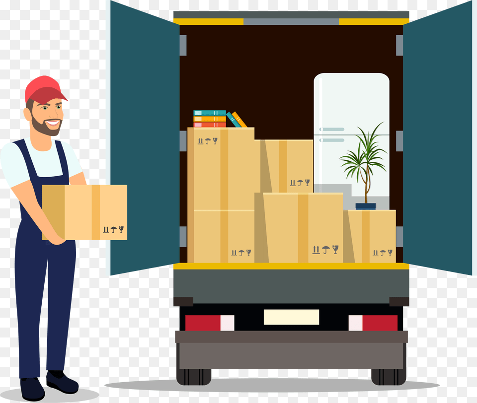 Dry Ridge Moving Relocation, Box, Cardboard, Carton, Person Free Png Download