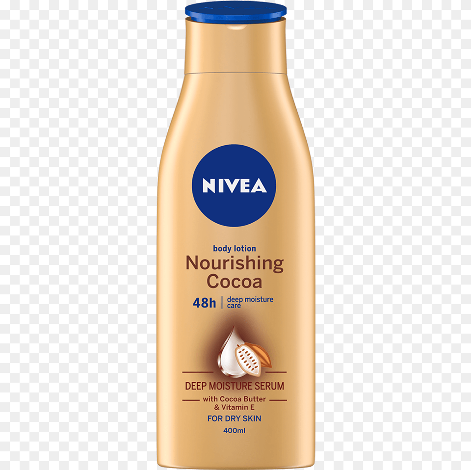 Dry Skin Nivea Cocoa Lotion, Bottle, Shaker, Cosmetics Free Transparent Png